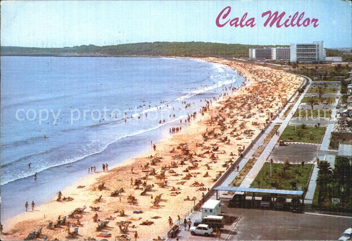 Cala Millor Mallorca Fliegeraufnahme Strand