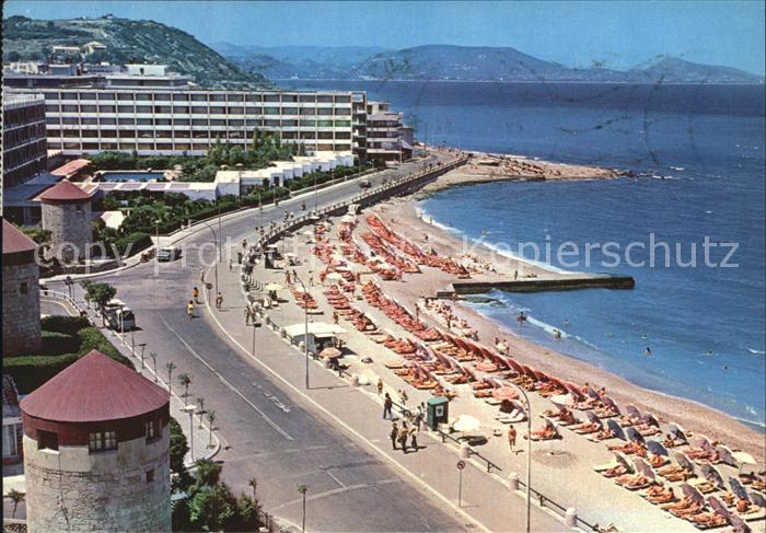 Rhodos Rhodes aegaeis Strandpartie