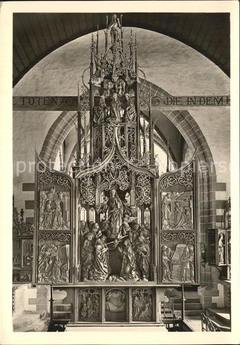 Creglingen Marienaltar von Tilmann Riemenschneider