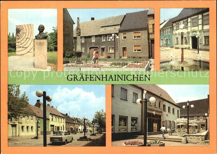 Graefenhainichen Rathaus Fritz-Ebert-Strasse August-Bebel-Strasse