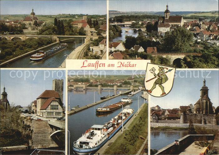 Lauffen Neckar Kirchenpartie Neckar Schiffe
