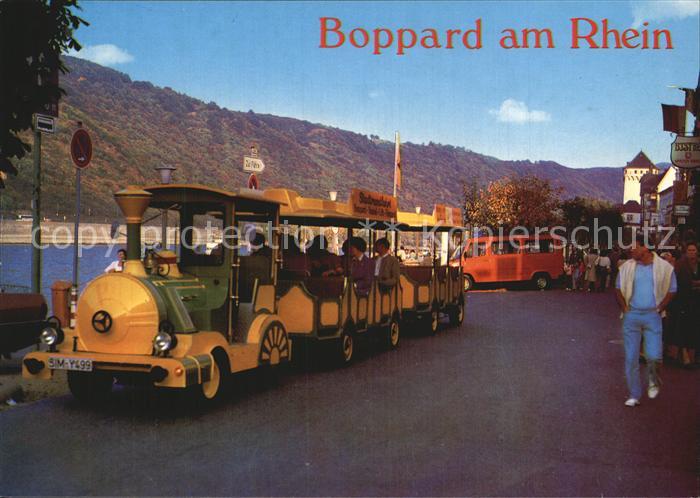 Boppard Rhein Bahn fuer Stadtrundfahrten