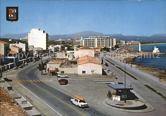 Can Picafort Mallorca Strasse am Meer