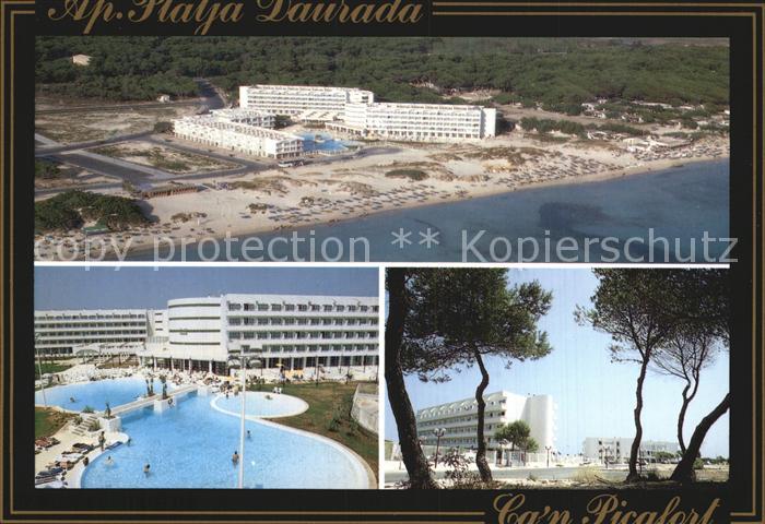 Can Picafort Mallorca Ap. Platja Daurada Fliegeraufnahme