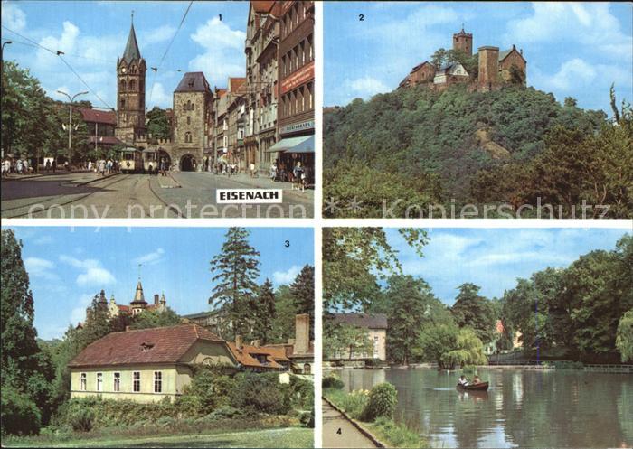 Eisenach Thueringen Wartburg Karthausgarten Prinzenteich