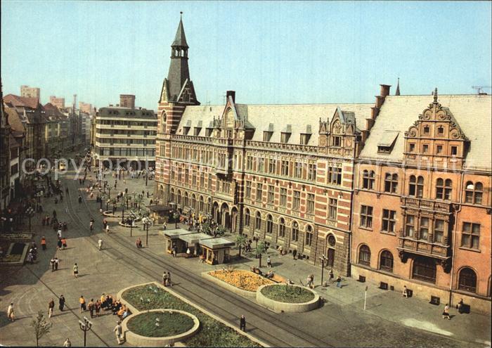 Eisenach Thueringen anger mit Hauptpostam