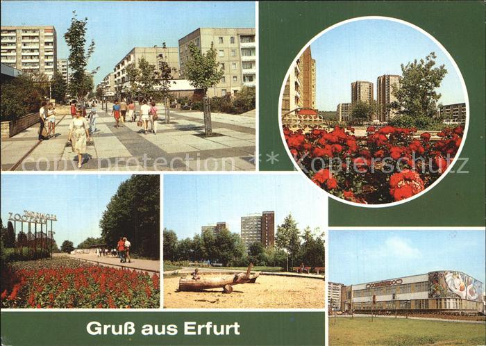 Eisenach Thueringen Zoopark Wohngebiet Rieth