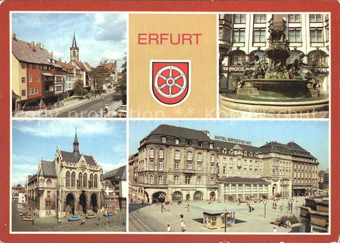 Eisenach Thueringen Kraemerbruecke Monuentalbrunnen Interhotel Erfurt