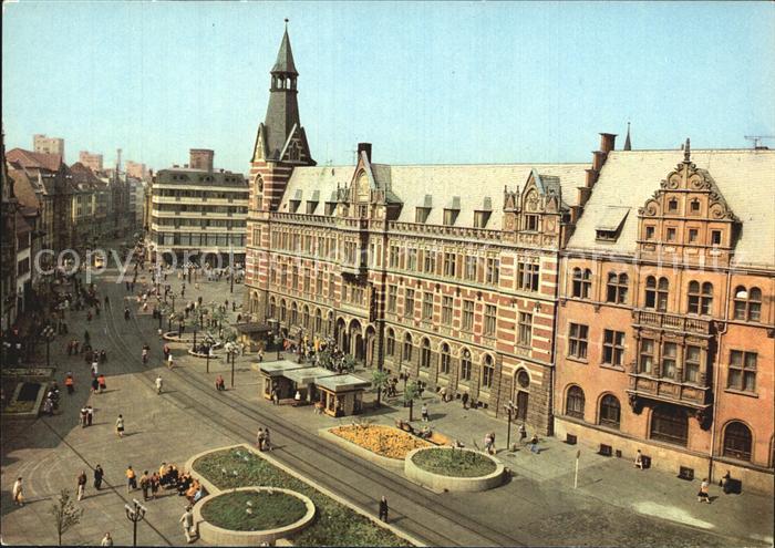 ERFURT  CITY Anger mit Hauptpostamt