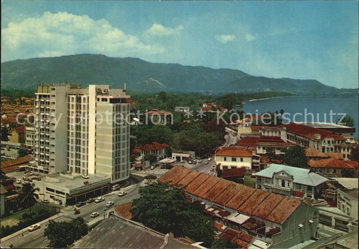 Penang Fliegeraufnahme Hotel Continental und Hotel Malaysia