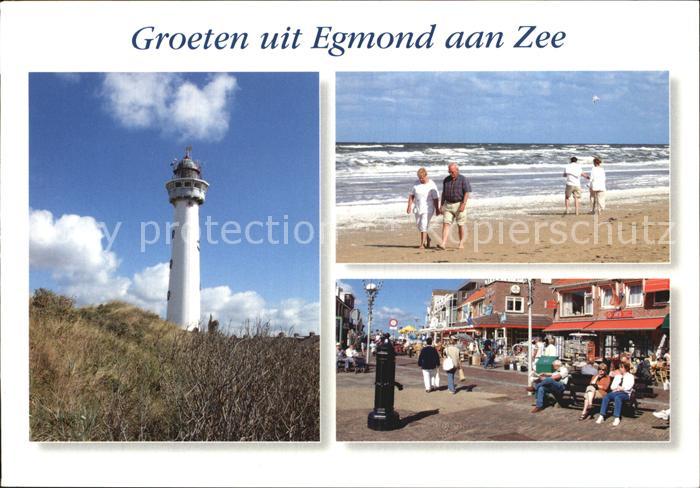 Egmond aan Zee Strand Leuchtturm