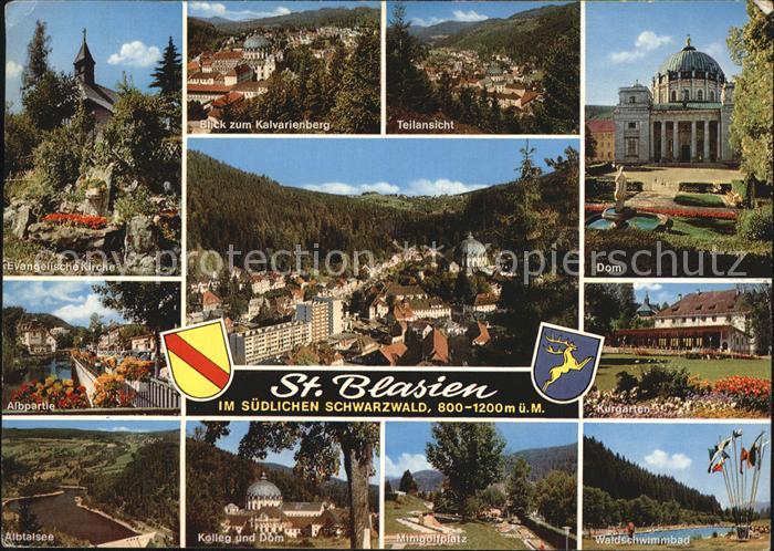 St Blasien Dom Kurgarten Minigolf Dom Albtalsee  Kalvarienberg