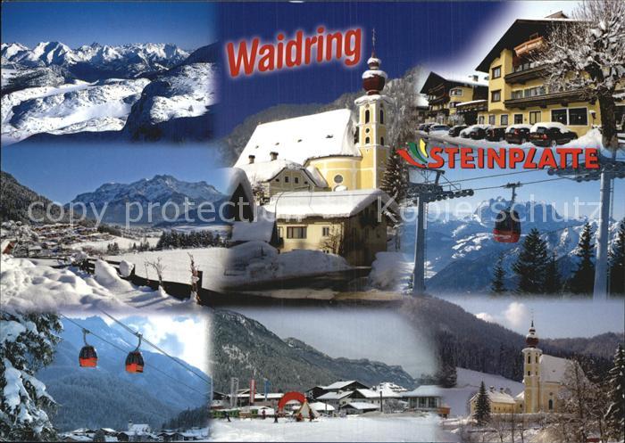 Waidring Tirol skiparadies Steinplatte Seilbahn