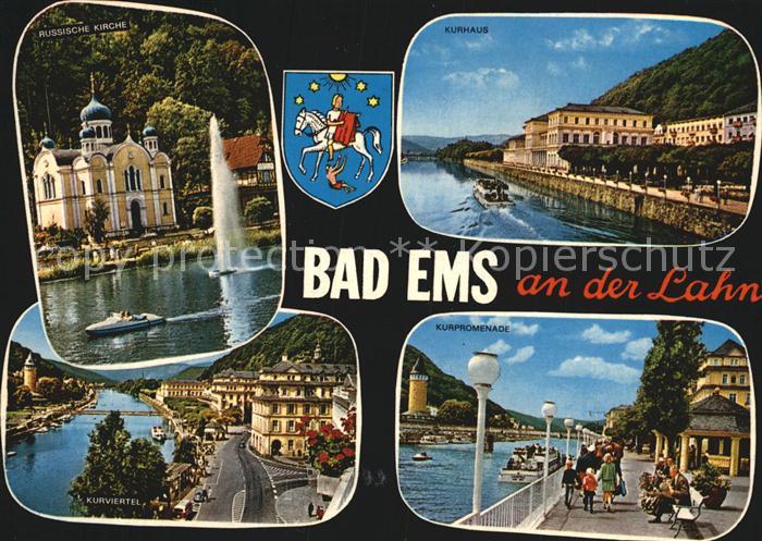 Bad Ems Kurhaus Lahn Kurviertel Russische-Kirche