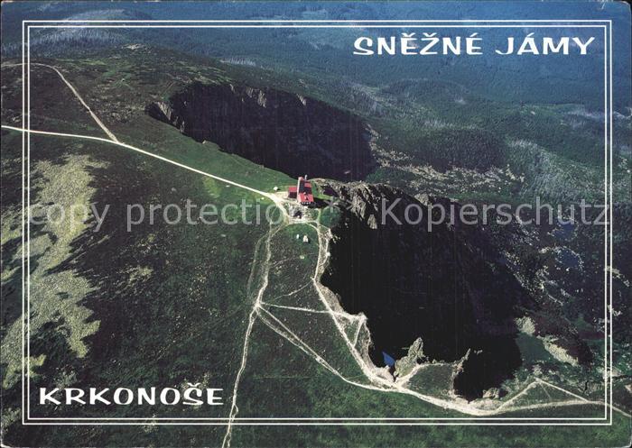 Krkonose Snezne Jamy Fliegeraufnahme