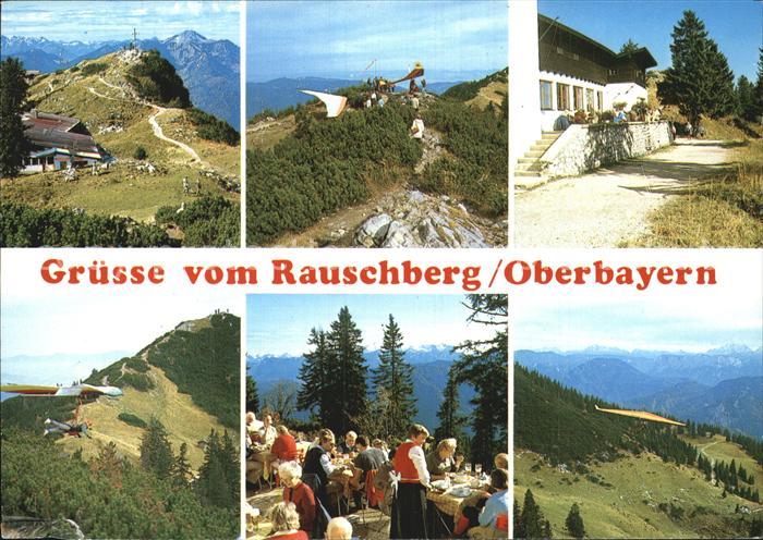 Ruhpolding Bayern Rauschberg Restaurant Terrasse Alpenlehrpfad