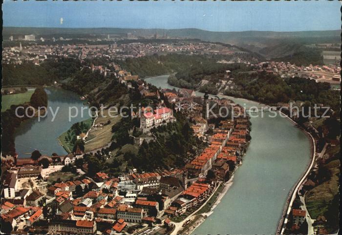 Burghausen Salzach Fliegeraufnahme