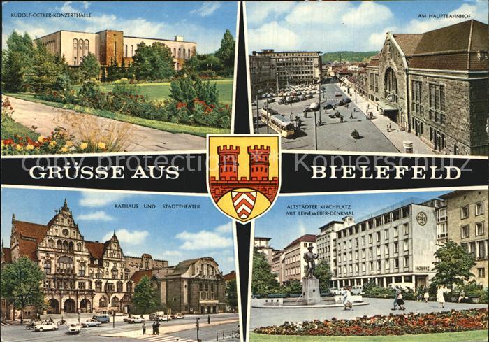 BIELEFELD CITY Rudolf Oetker Konzerthalle Rathaus Theater