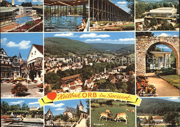 Bad Orb Fliegeraufnahme Thermalbad Konzerthalle Salinenplatz