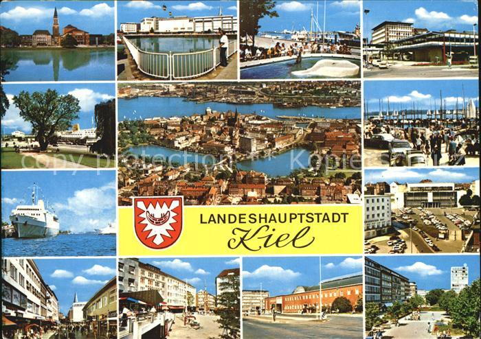 KIEL  CITY Fliegeraufnahme Hafen