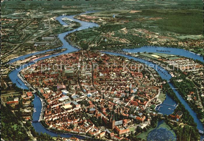 LueBECK  CITY Fliegeraufnahme