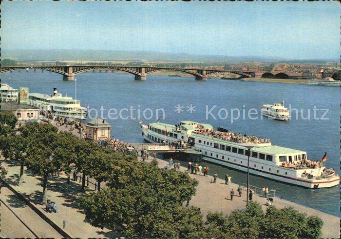 Mainz Rhein Rheinbruecke