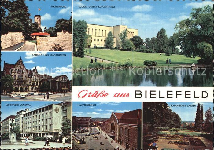 BIELEFELD  CITY Sparrenburg Rudolf-Oetker-Konzerthalle Rathaus Theater