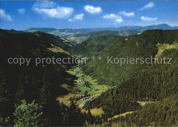 Wiesental Baden Blick vom Feldberg