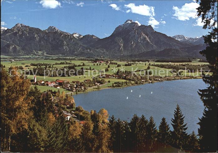 Hopfen See mit Tegelberg Straussberg und Saeuling