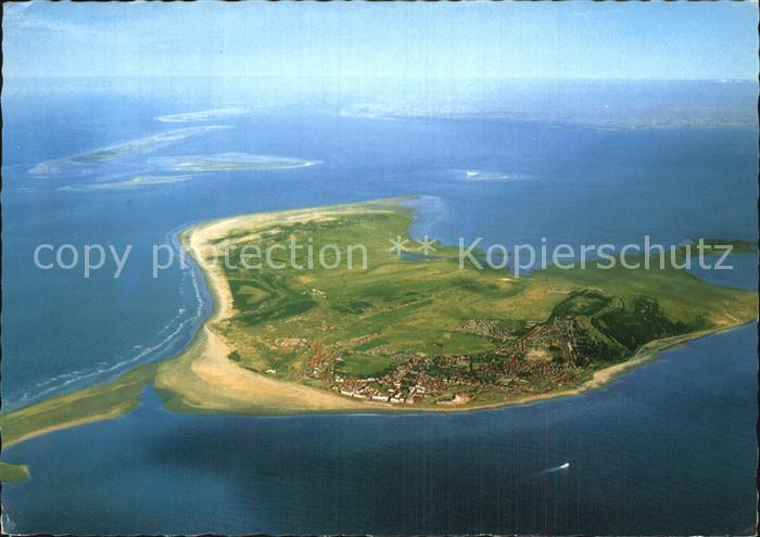 BORKUM Nordseebad Niedersachsen Fliegeraufnahme