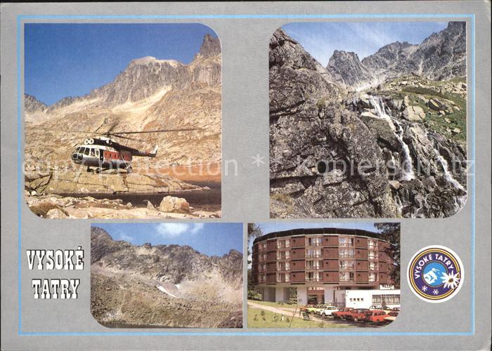 Vysoke Tatry Hubschrauber Wasserfall Hotel