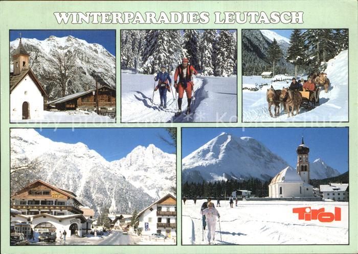 Leutasch Langlauf Kirche Pferdeschlitten