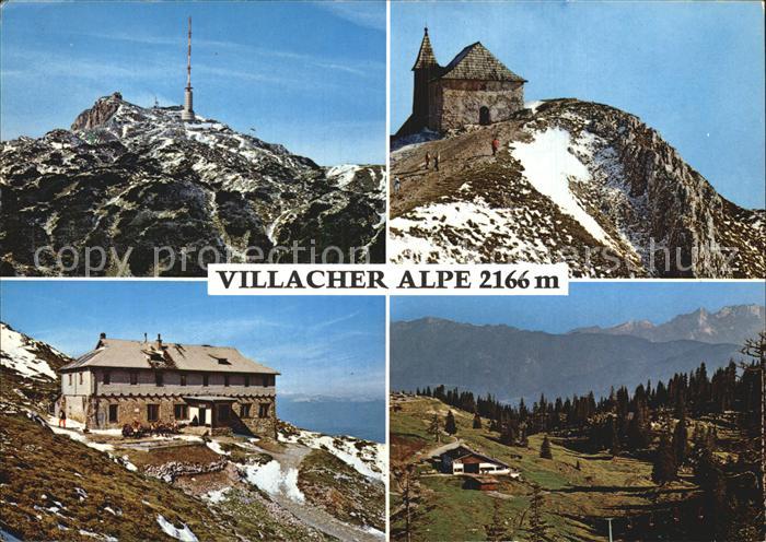 Villacher Alpe Kirche Ludwig-Walter-Haus