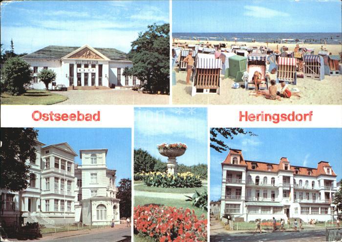 Heringsdorf Ostseebad Usedom Kulturhaus Strand Kuranlagen