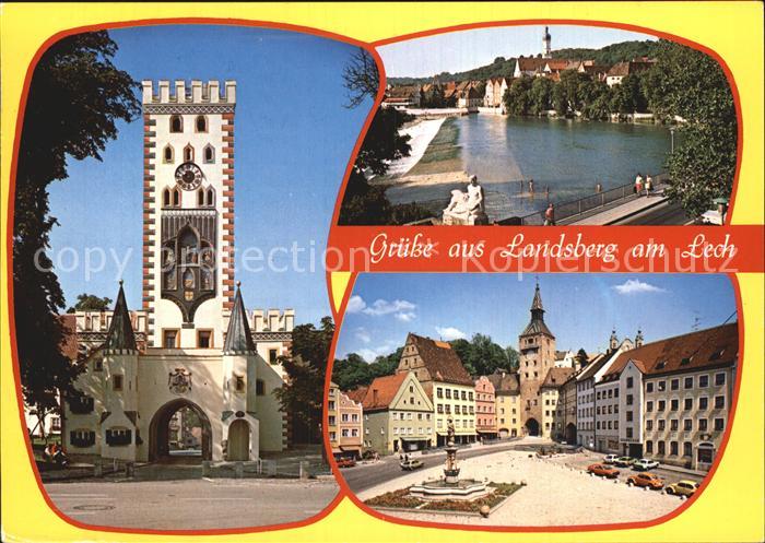 Landsberg Lech Lechpartie Stadttor