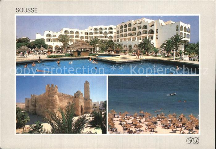 SOUSSE  Tunesie Hotel Marhaba Beach Strand Burg