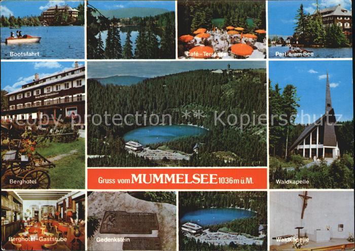 Mummelsee Seepartien Waldkapelle Berghotel