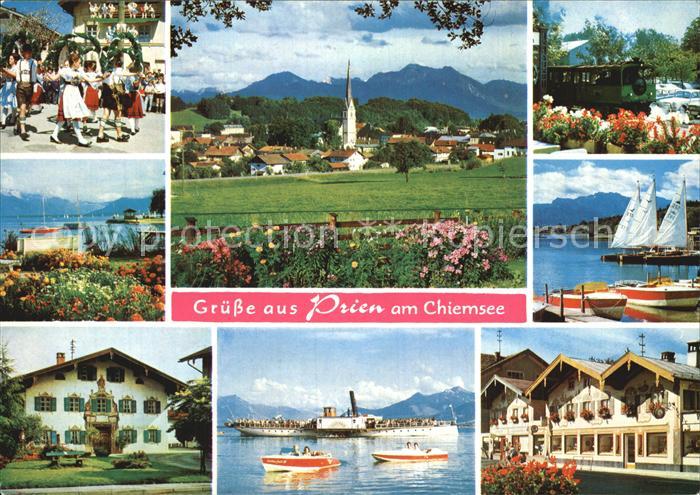 Prien Chiemsee Hafen Tracht
