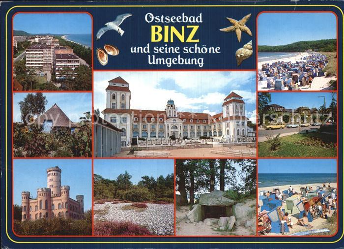 Binz Ruegen Strand Schloss Fliegeraufnahme