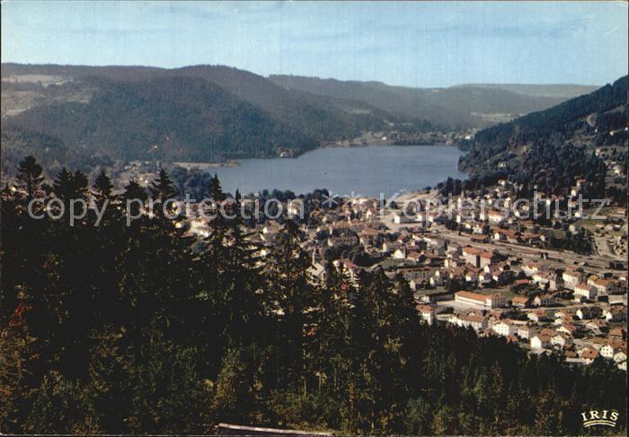 Gerardmer Vosges Fliegeraufnahme mit See