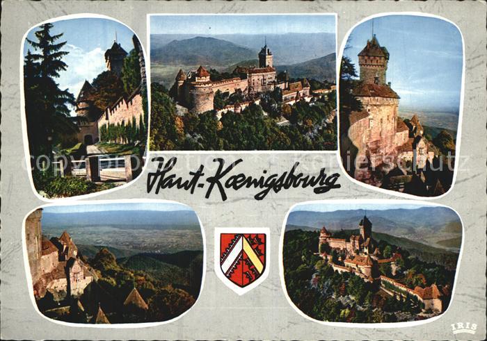 Haut-Koenigsbourg Hohkoenigsburg Fliegeraufnahmen
