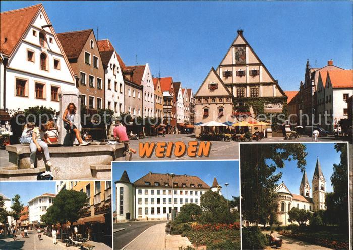 Weiden Oberpfalz Brunnenpartie Kirche