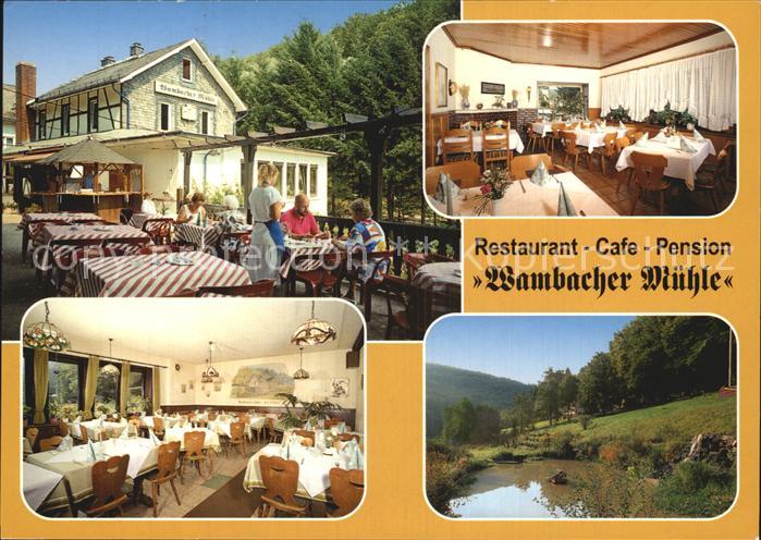 Wambach Untertaunus Restaurant Cafe Pension Wambacher Muehle