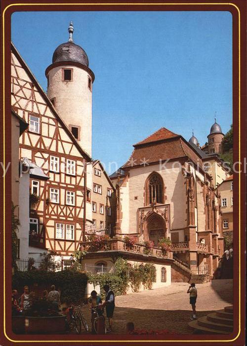 Wertheim Main Partie an der Stiftskirche