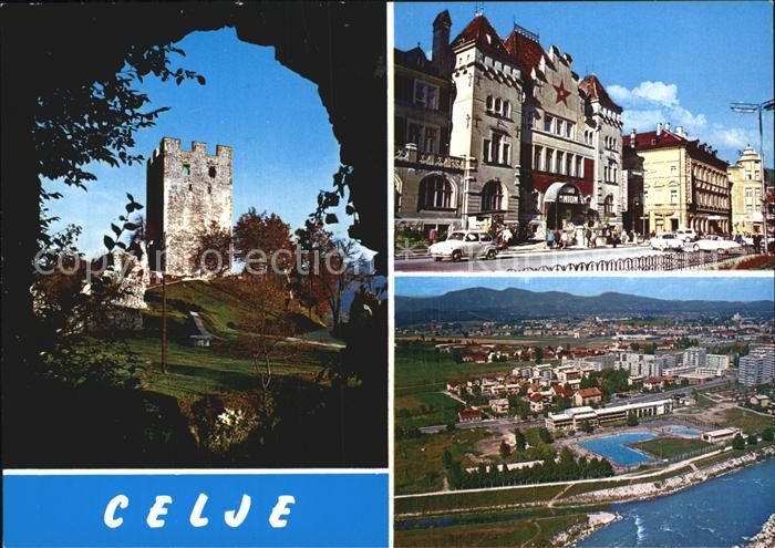 Celje Cilli Fliegeraufnahme