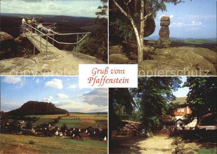 Pfaffenstein Koenigstein Saechsische Schweiz Elbsandsteingebirge