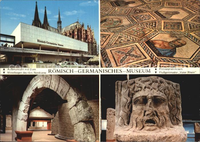 Koeln Rhein Roemisch Germanisches Museum Philosophenmosaik