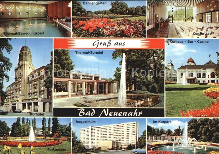 Bad Neuenahr-Ahrweiler Thermalbad Kurhaus Bar Casion Kurhotel Kurpark