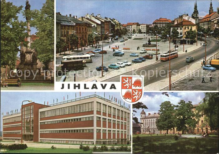Jihlava Iglau Strassenpartie Gebaeude