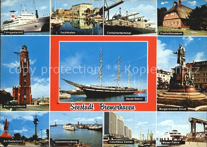 Bremerhaven Segelschiff Leuchtturm Freilichtmuseum Columbus-Center